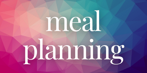 Meal Planning Meal Planning
