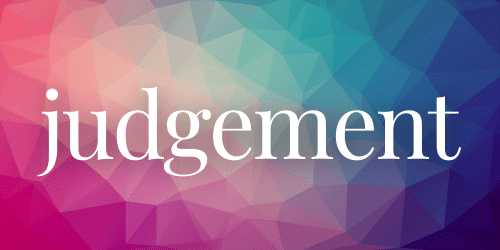 Judgement Judgement
