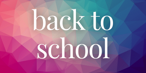 Back to School Back to School