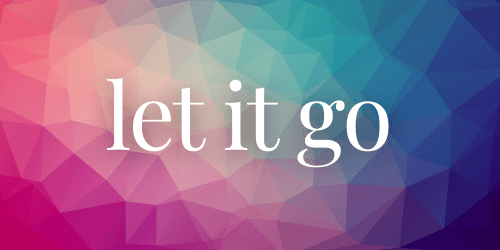 Let It Go Let It Go