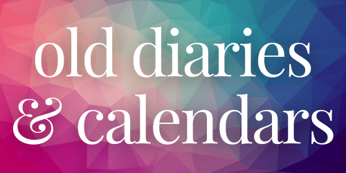 Old Diaries & Calendars Old Diaries & Calendars