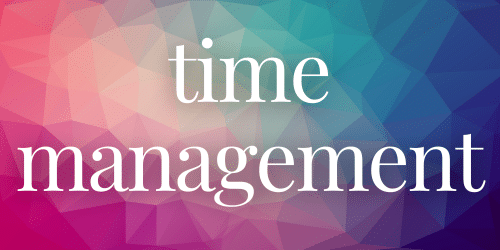 time management time management