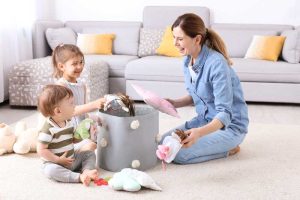 It’s really important where possible to include children in the decluttering process It’s really important where possible to include children in the decluttering process