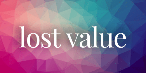 Lost Value - Website Lost Value - Website
